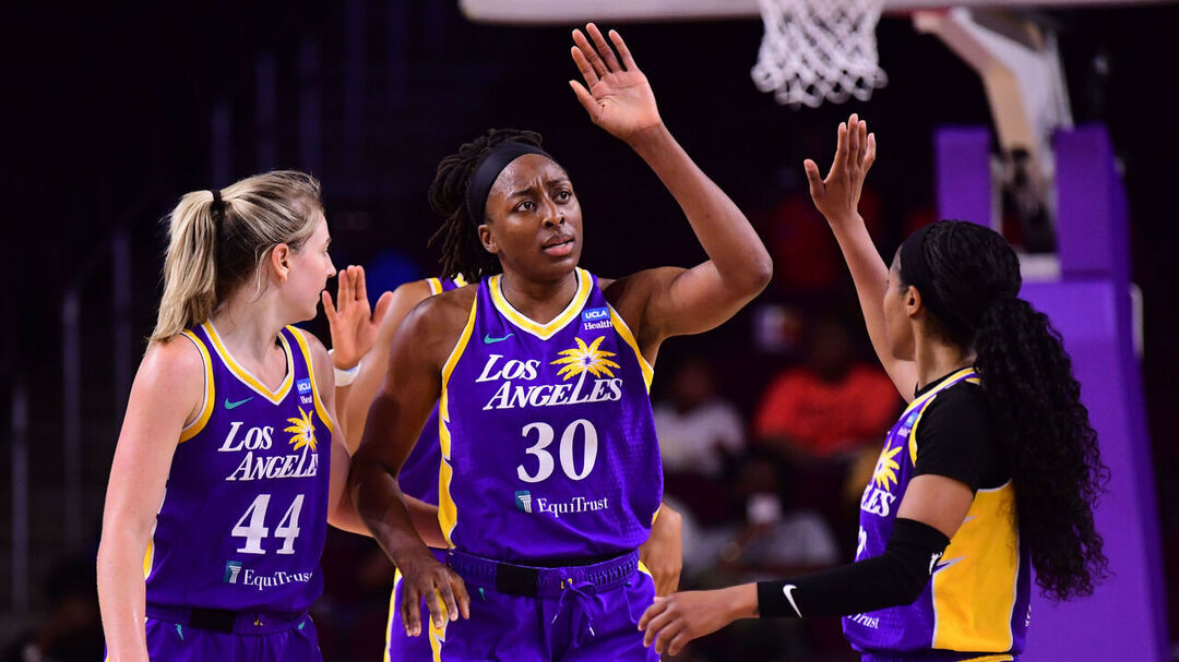 Sparks knock off defending champion Sky 98-91 in WNBA opener