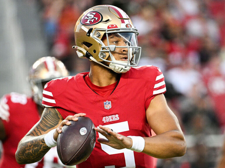 NFL Network insider Ian Rapoport: San Francisco 49ers trading quarterback  Trey Lance to the Dallas Cowboys in exchange for a fourth round pick in  2024 NFL Draft