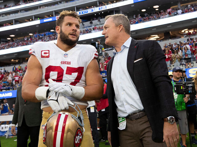 49ers' John Lynch slams door shut on Nick Bosa trade