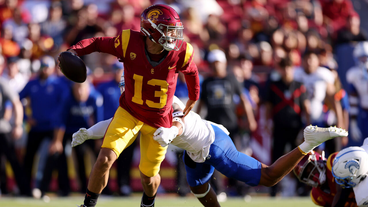 Caleb Williams, No. 6 USC set sights on San Jose State