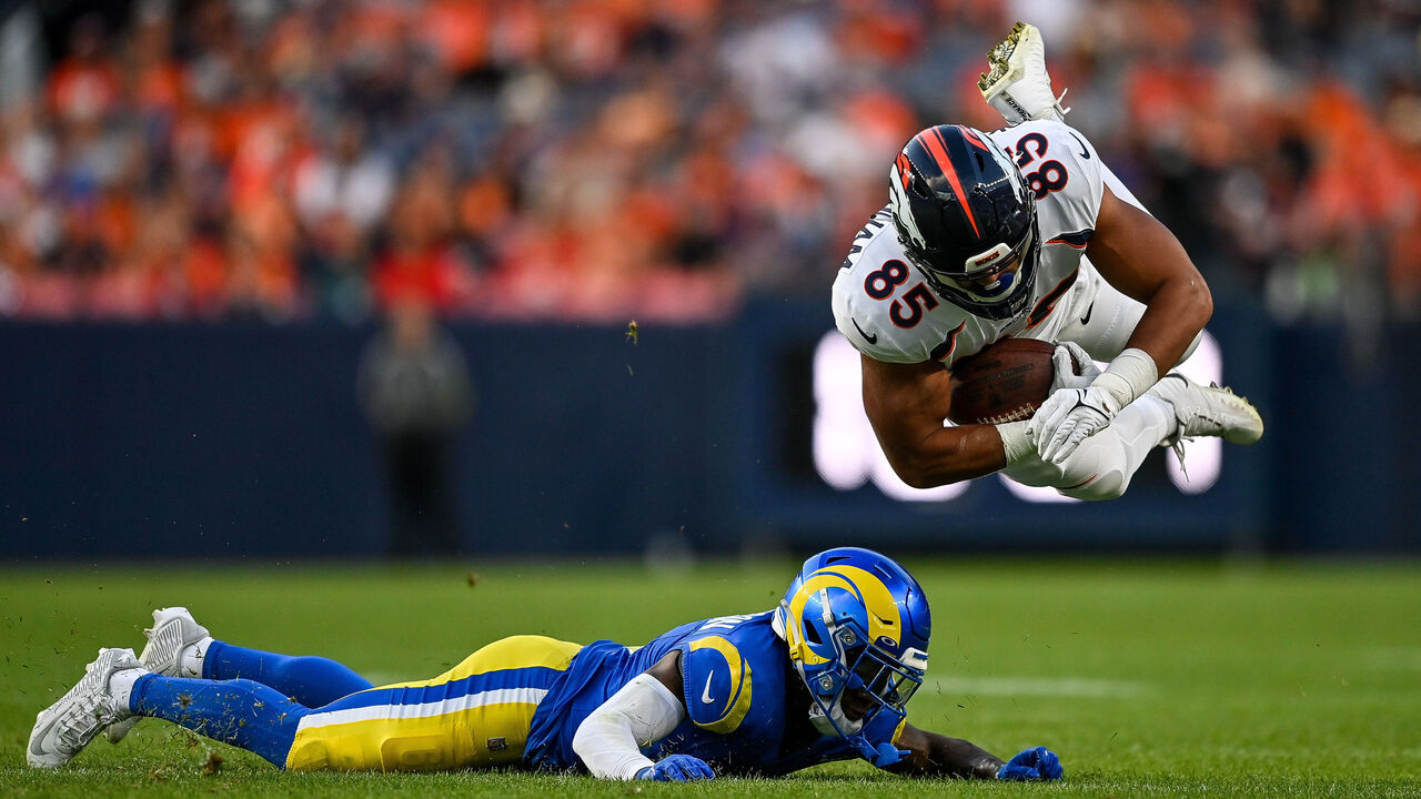 Okwuegbunam, McLaughlin help the Broncos rout the mistake-prone Rams 41-0  in preseason finale - ABC News