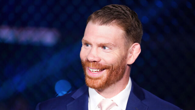 ABU DHABI, UNITED ARAB EMIRATES - OCTOBER 22: Paul Felder is seen in the broadcast booth during the UFC 280 event at Etihad Arena on October 22, 2022 in Abu Dhabi, United Arab Emirates.