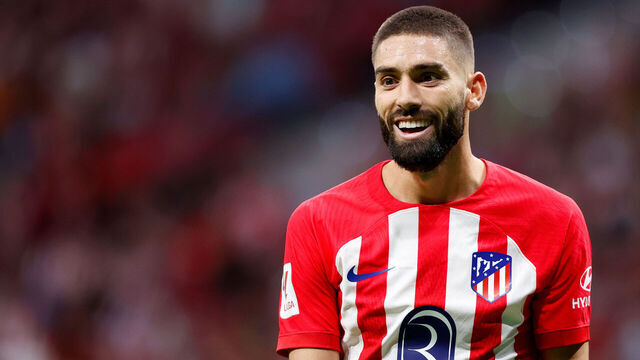 MADRID, SPAIN - AUGUST 14: Yannick Carrasco of Atletico Madrid during the La Liga EA Sports match between Atletico Madrid v Granada at the Civitas Metropolitano Stadium on August 14, 2023 in Madrid Spain