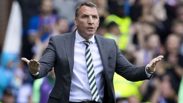 GLASGOW, SCOTLAND - SEPTEMBER 03: Celtic manager Brendan Rodgers during a cinch Premiership match between Rangers and Celtic at Ibrox Stadium, on September 03, 2023, in Glasgow, Scotland.