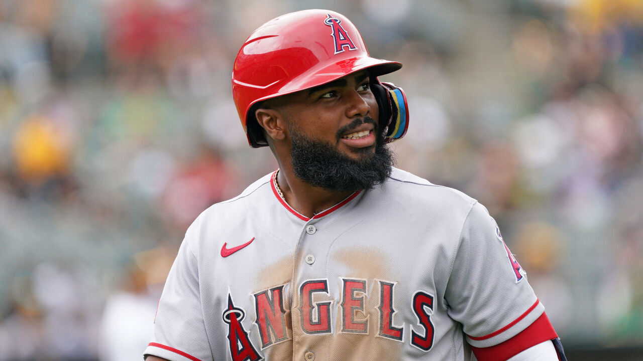 OAKLAND, CA - SEPTEMBER 02: Luis Rengifo #2 of the Los Angeles Angels looks on during the game between the Los Angeles Angels and the Oakland Athletics at RingCentral Coliseum on Saturday, September 2, 2023 in Oakland, California.