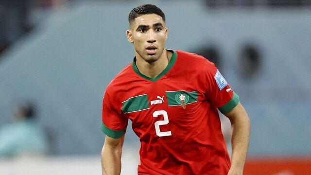 AR-RAYYAN - Achraf Hakimi of Morocco during the FIFA World Cup Qatar 2022 Play-off third place match between Croatia and Morocco at the Khalifa International stadium on December 17, 2022 in Ar-Rayyan, Qatar. AP | Dutch Height | MAURICE OF STONE