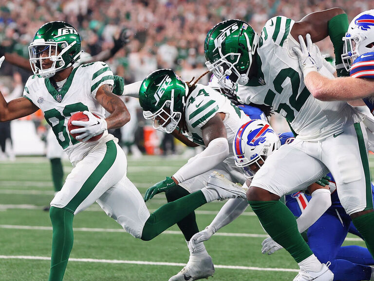 Jets stun Bills 22-16 in overtime, Josh Allen has 4 turnovers, Aaron  Rodgers injures Achilles