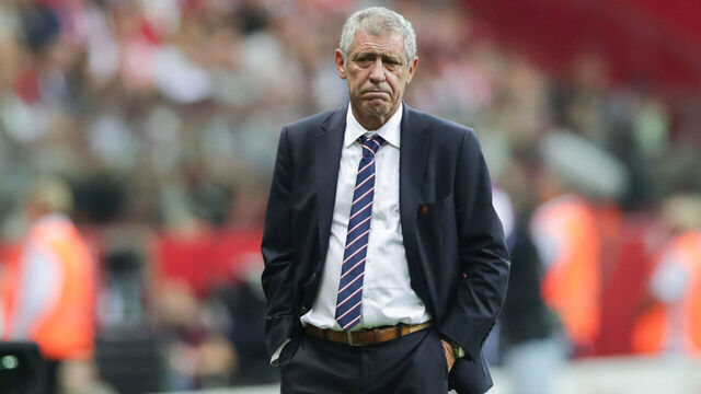 WARSAW, POLAND - 2023/09/07: Coach Fernando Santos of Poland seen in action during the European Championship 2024-Qualifying round Match between Poland and Faroe Islands at PGE Narodowy (Warsaw)-Poland. Final score; Poland 2:0 Faroe Islands.