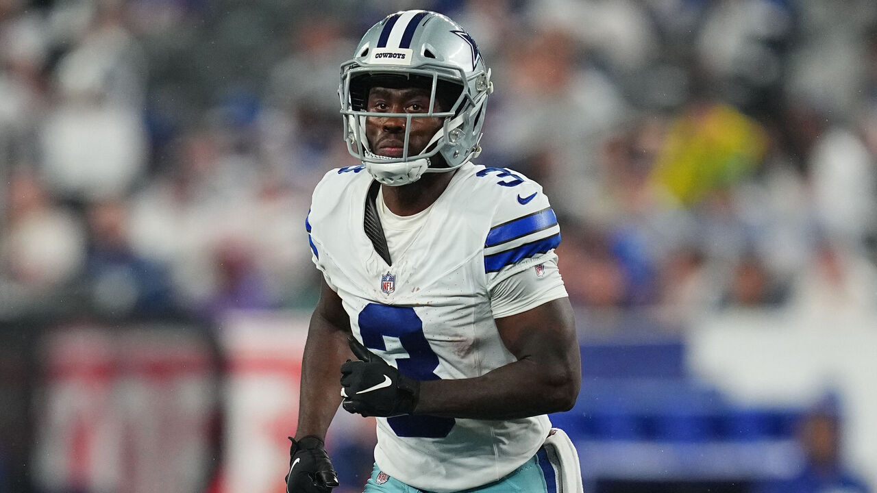 EAST RUTHERFORD, NEW JERSEY - SEPTEMBER 10: Brandin Cooks #3 of the Dallas Cowboys in action against the New York Giants at MetLife Stadium on September 10, 2023 in East Rutherford, New Jersey.