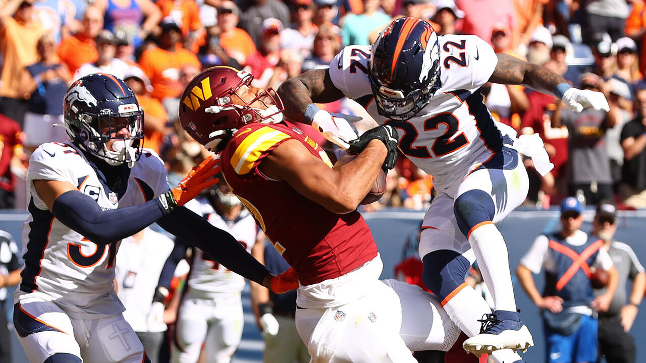 Broncos Player Ejected For Vicious Hit On Commanders Tight End