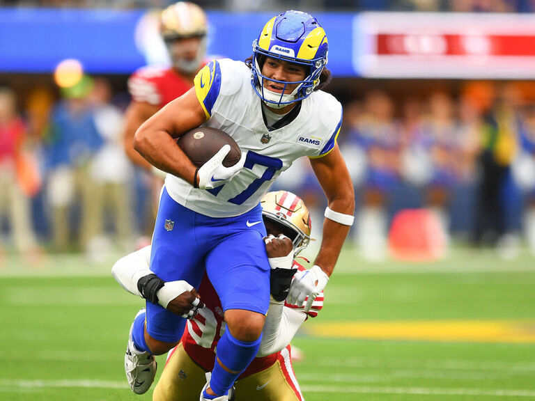 Rams' Nacua sets record for most catches through 1st two career games ...