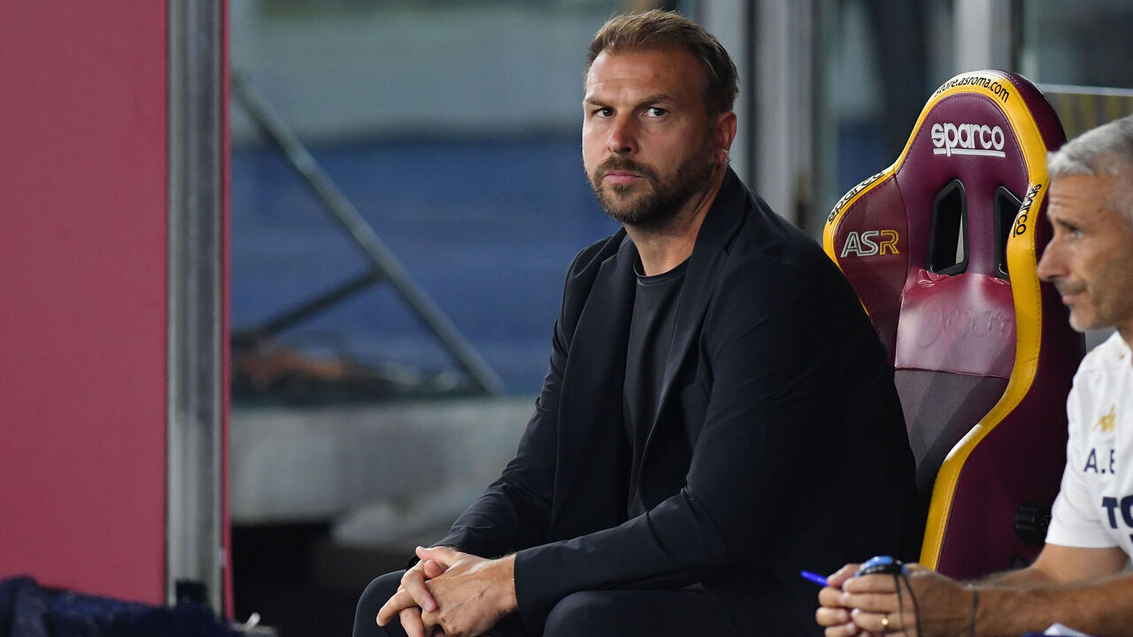 Empoli head coach Paolo Zanetti during the match Roma v Empoli at the Stadio Olimpico. Rome (Italy), September 17th, 2023