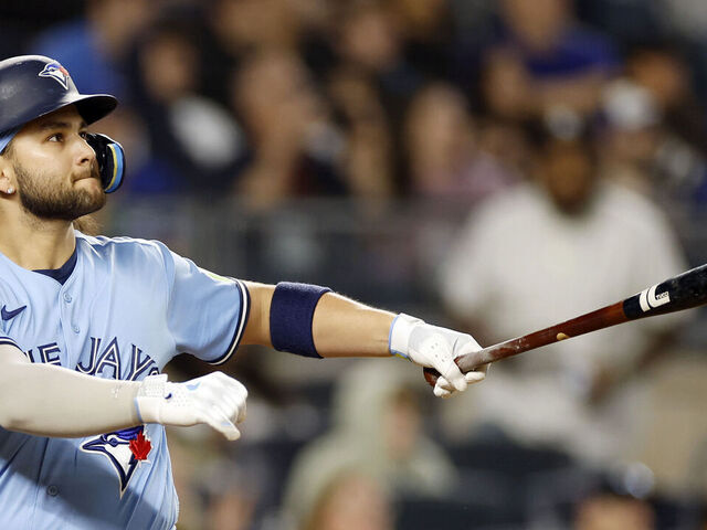 Bo Bichette's RBI single, 08/19/2023