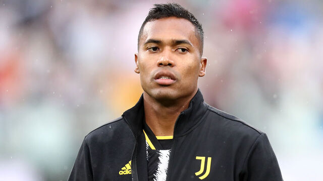 TURIN, ITALY - AUGUST 27: Alex Sandro of Juventus Fc looks on prior to the Serie A TIM match between Juventus and Bologna FC at Allianz Stadium on August 27, 2023 in Turin, Italy.