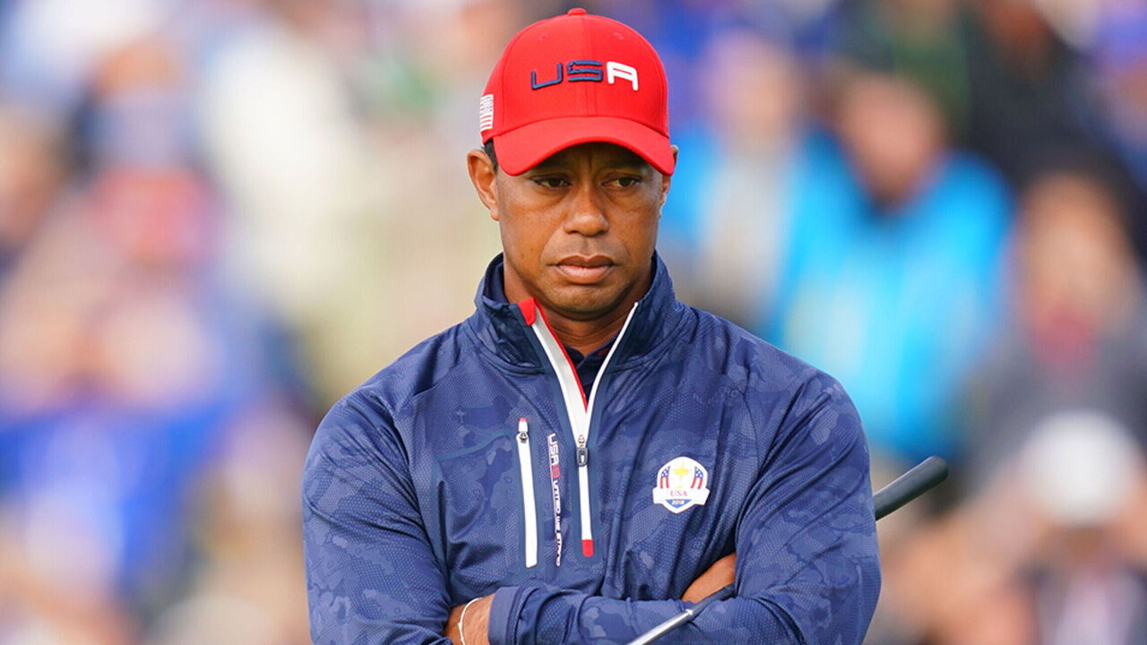 Golf: 42nd Ryder Cup: Team USA Tiger Woods during Sunday Singles at Le Golf National. Paris, France 9/30/2018 CREDIT: Erick W. Rasco (Set Number: X162166 TK5 )