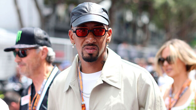 MONTE-CARLO, MONACO - MAY 28: Jerome Boateng looks on as he attends the F1 Grand Prix of Monaco at Circuit de Monaco on May 28, 2023 in Monte-Carlo, Monaco.