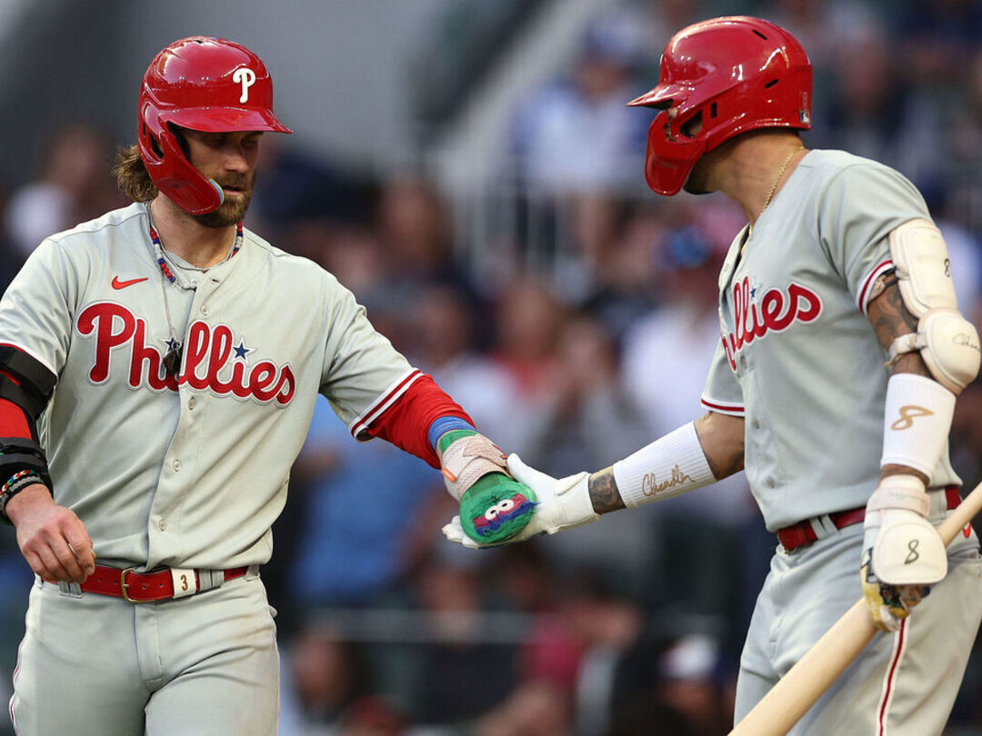 Ranger Suarez of the Philadelphia Phillies looks on during the News  Photo - Getty Images