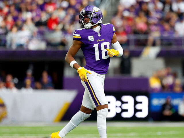 Minnesota Vikings wide receiver K.J. Osborn returns a Denver Broncos  News Photo - Getty Images