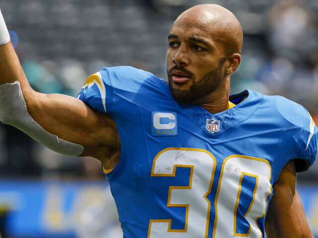 Austin Ekeler on the Blue & White Scrimmage