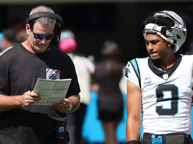 Reich: Panthers QB Bryce Young on track to play Sunday vs Vikings