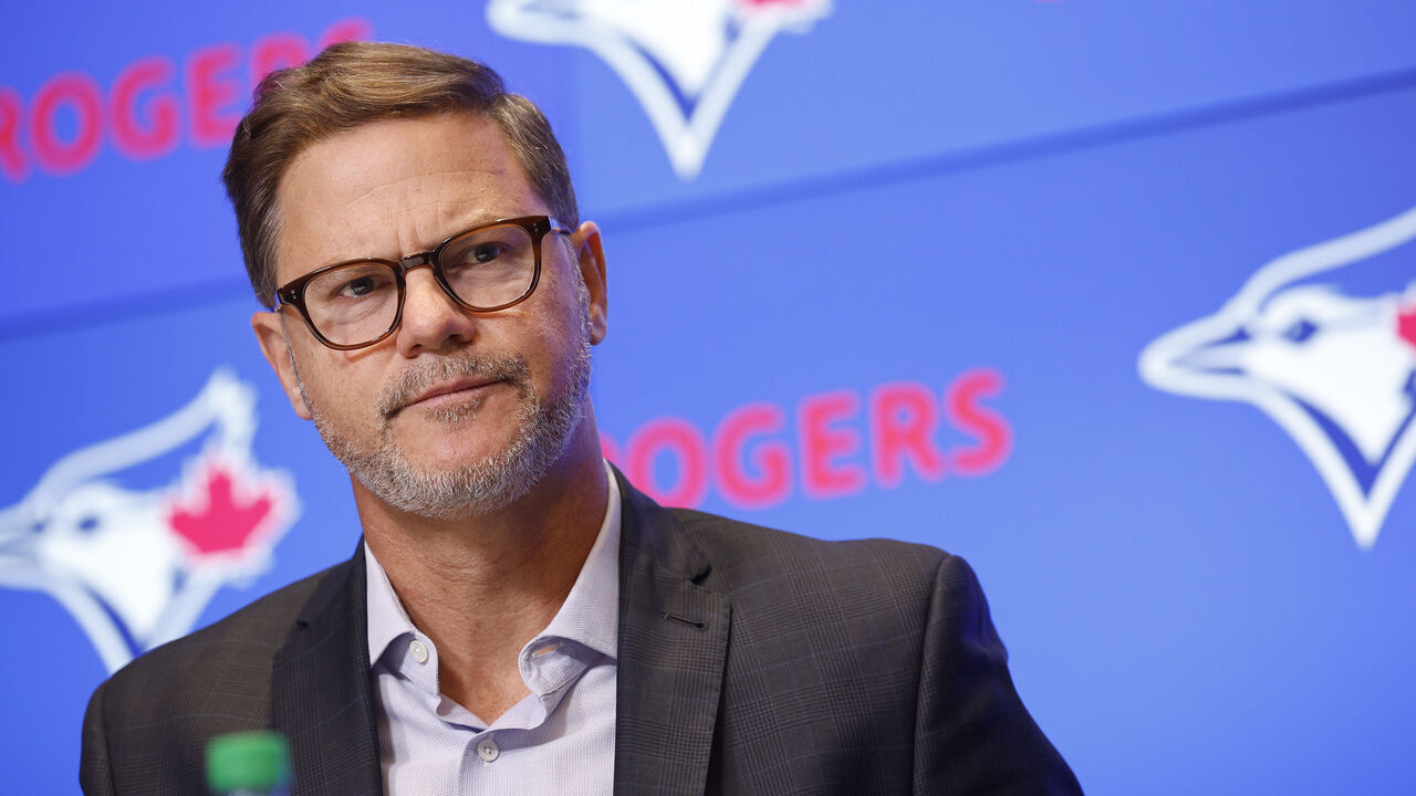 TORONTO. Jays GM Ross Atkins at the end of year presser. Post Season was short this year and was seen as a disappointment. (R.J.Johnston/Toronto Star)