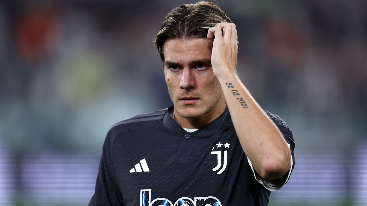 ALLIANZ STADIUM, TORINO, ITALY - 2023/09/26: Nicolo Fagioli of Juventus Fc looks on during the Serie A football match between Juventus Fc and Us Lecce. Juventus Fc wins 1-0 over Us Lecce.
