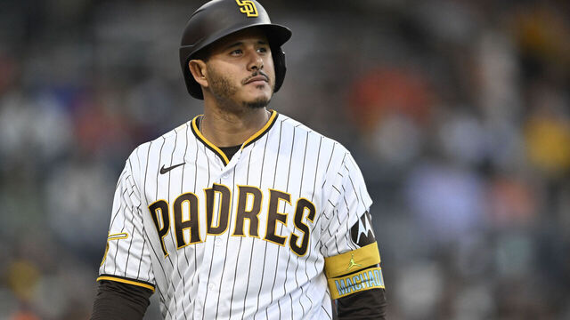 SAN DIEGO, CA - SEPTEMBER 02: Manny Machado #13 of the San Diego Padres plays during a baseball game against the San Francisco Giants on September 2, 2023 at Petco Park in San Diego, California.