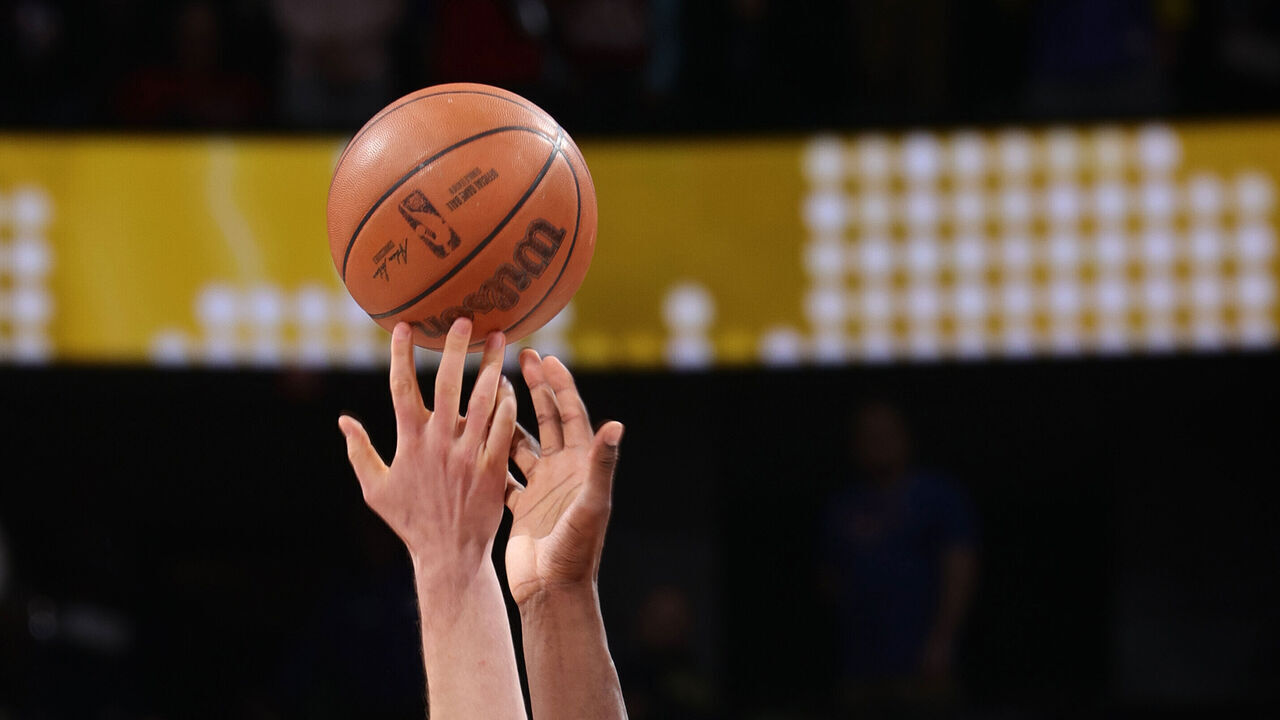 DENVER, CO - MARCH 3: Nikola Jokic #15 of the Denver Nuggets and Jaren Jackson Jr. #13 of the Memphis Grizzlies during tip-off on March 3, 2023 at the Ball Arena in Denver, Colorado. NOTE TO USER: User expressly acknowledges and agrees that, by downloading and/or using this Photograph, user is consenting to the terms and conditions of the Getty Images License Agreement. Mandatory Copyright Notice: Copyright 2023 NBAE