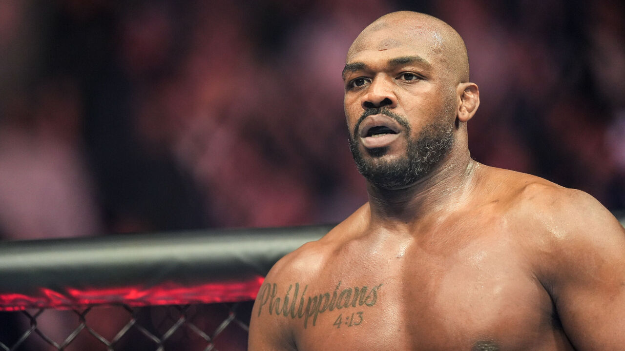 LAS VEGAS, NV - March 5: Jon Jones at T-Mobile Arena for UFC 285 -Jones vs Gane : Event on March 5, 2023 in Las Vegas, NV, United States.
