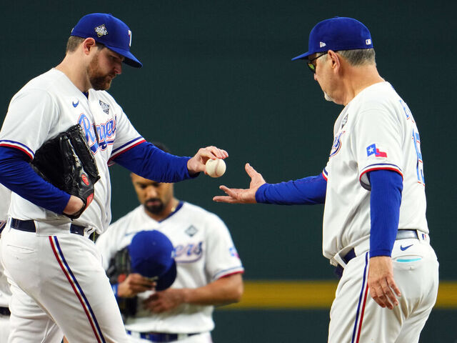 Montgomery has gritty World Series start, but no Ks in 1st postseason loss  | theScore.com