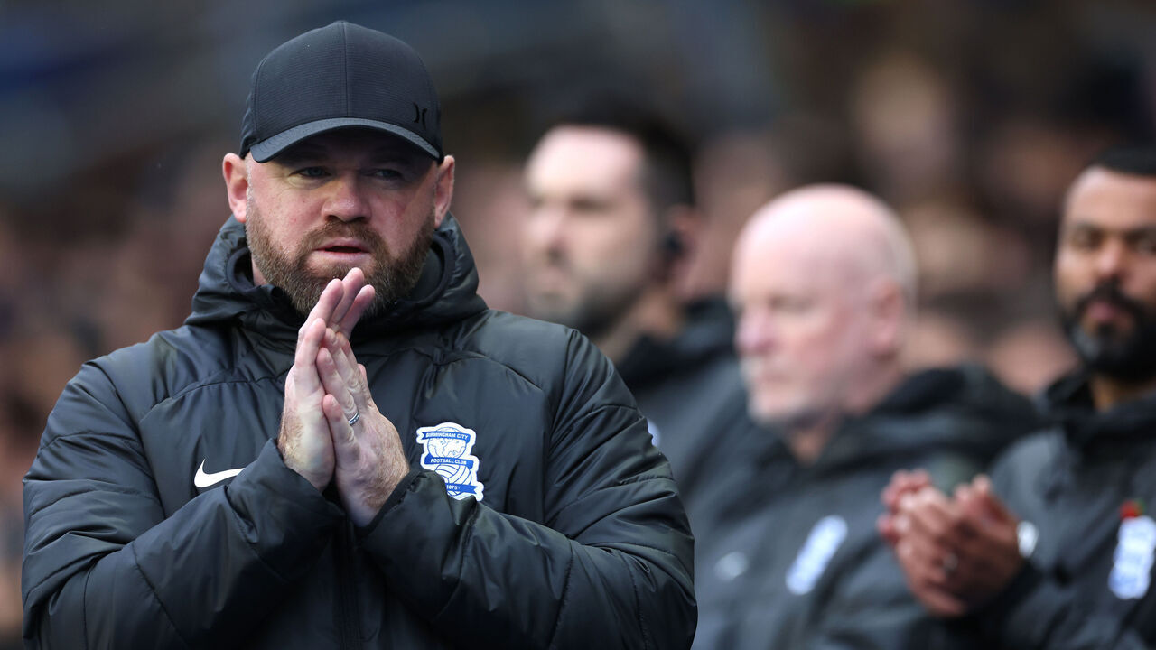 Birmingham City manager Wayne Rooney during the Sky Bet Championship match at St. Andrew's, Birmingham. Picture date: Saturday November 4, 2023.