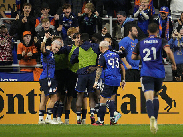 FC Cincinnati playoff match against New York Red Bulls