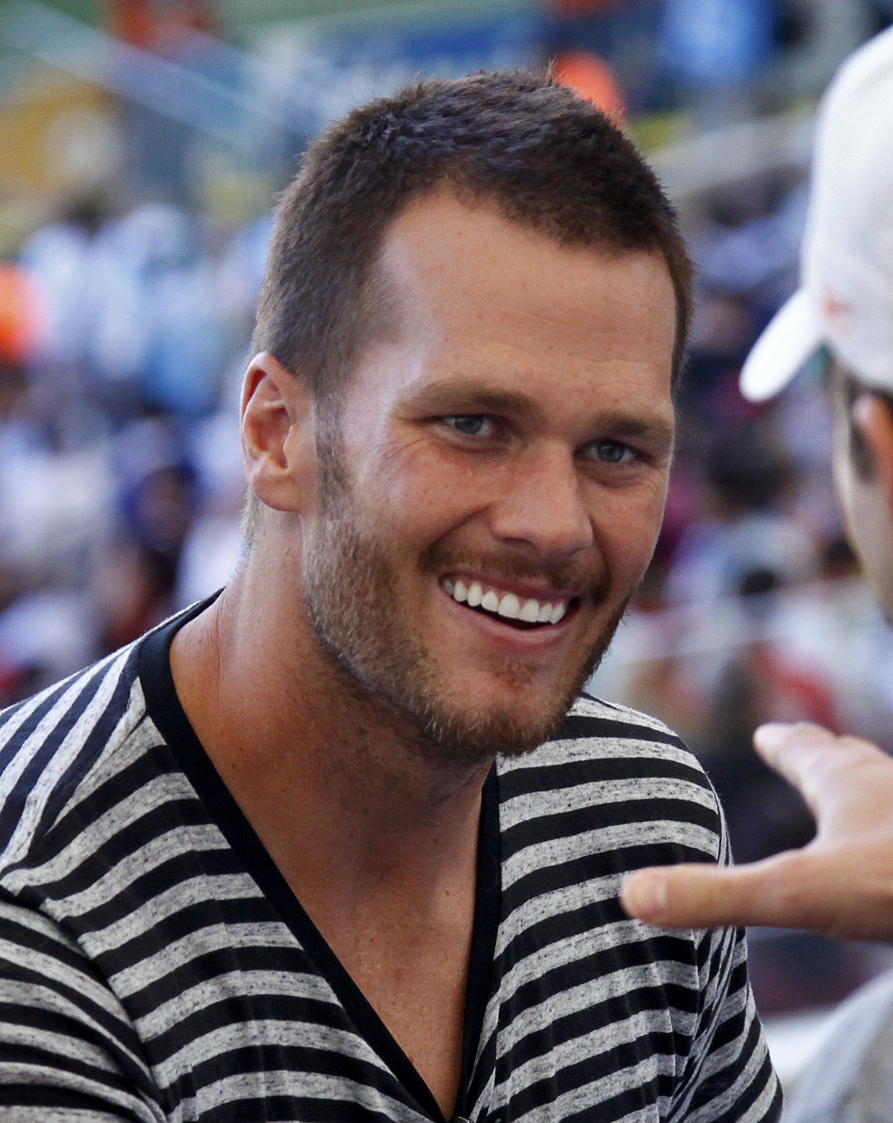 PHOTOS: Tom Brady enjoys World Cup final in Brazil | theScore.com