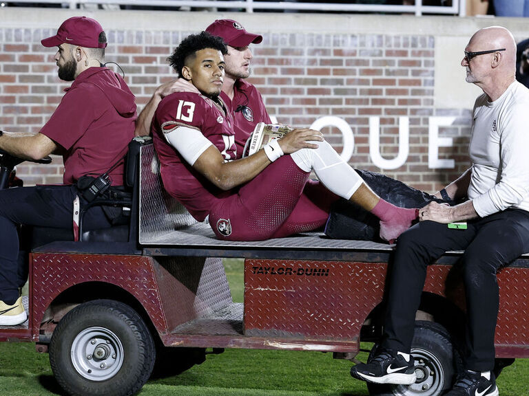 FSU's Travis 'doing good' after being hospitalized with gruesome leg ...