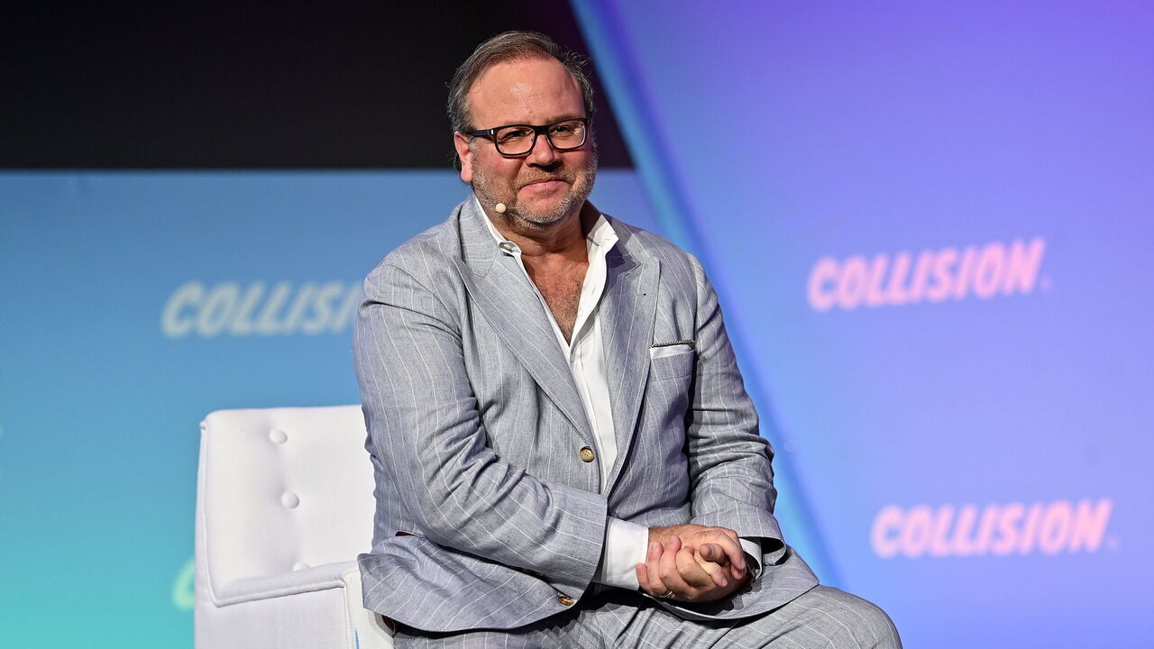 Toronto , Canada - 22 June 2022; Donn Davis, Founder & Chairman, Professional Fighters League, on Sportstrade Stage, Fight club: Blood, sweat and tears, during day two of Collision 2022 at Enercare Centre in Toronto, Canada.