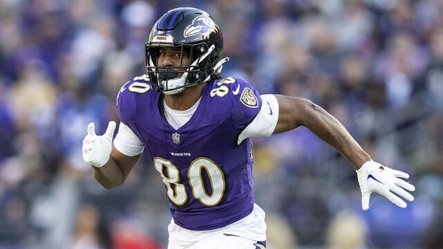 BALTIMORE, MARYLAND - NOVEMBER 05: Isaiah Likely #80 of the Baltimore Ravens runs a route during an NFL football game between the Baltimore Ravens and the Seattle Seahawks at M&T Bank Stadium on November 05, 2023 in Baltimore, Maryland.