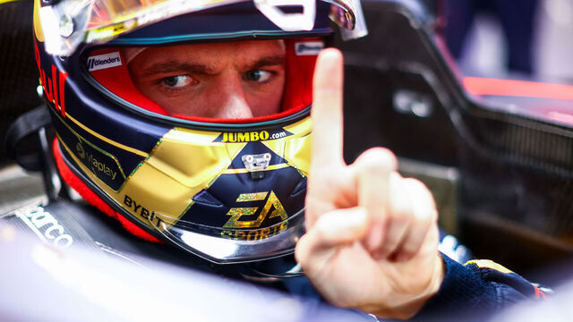 ABU DHABI, UNITED ARAB EMIRATES - NOVEMBER 24: Max Verstappen of the Netherlands and Oracle Red Bull Racing prepares to drive in the garage during practice ahead of the F1 Grand Prix of Abu Dhabi at Yas Marina Circuit on November 24, 2023 in Abu Dhabi, United Arab Emirates.