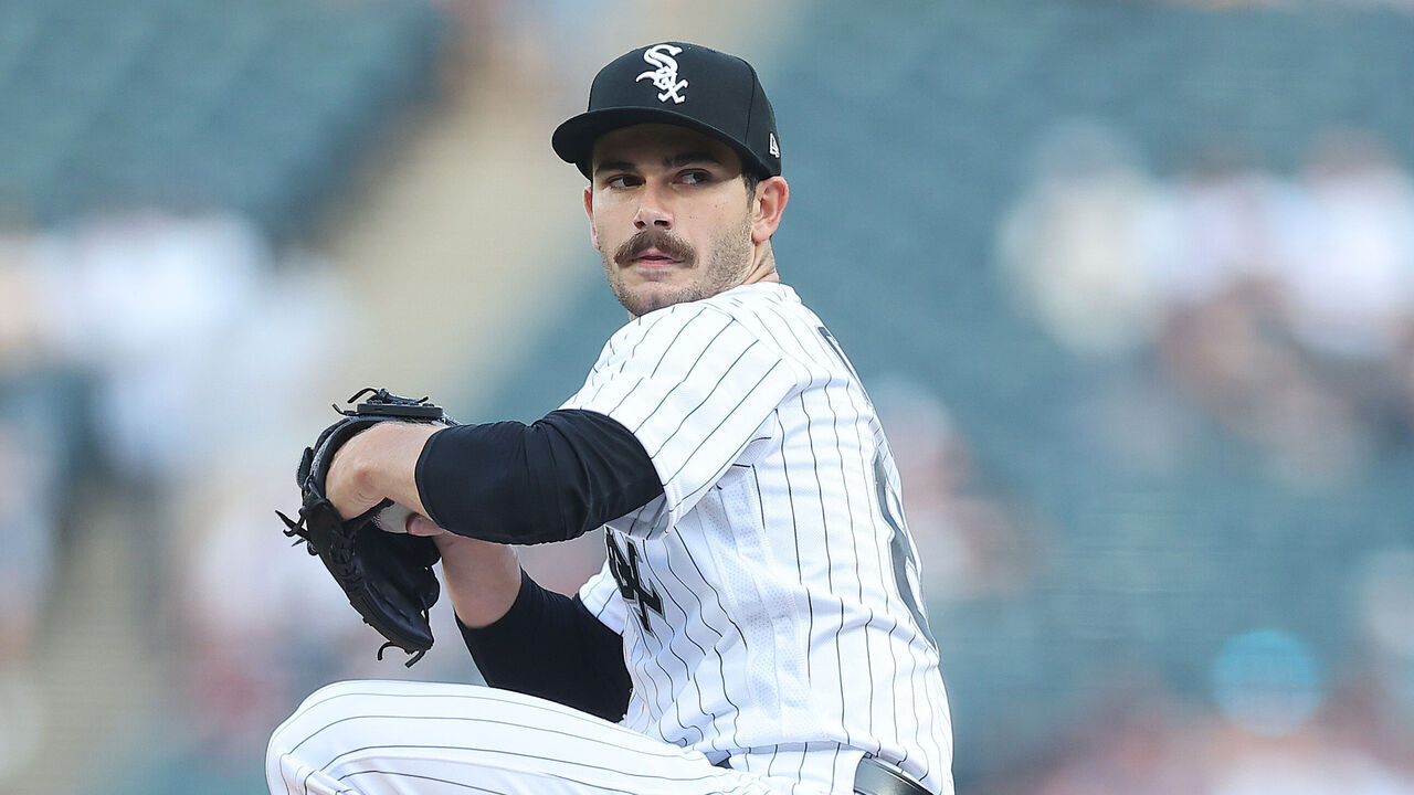 CHICAGO, ILLINOIS - JUNE 20: Dylan Cease #84 of the Chicago White Sox delivers a pitch against the Texas Rangers at Guaranteed Rate Field on June 20, 2023 in Chicago, Illinois.