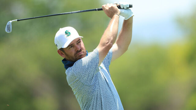 MALELANE, SOUTH AFRICA - DECEMBER 09: Louis Oosthuizen of South Africa plays his second shot on the 16th hole on Day Three of the Alfred Dunhill Championship at Leopard Creek Country Club on December 09, 2023 in Malelane, South Africa.