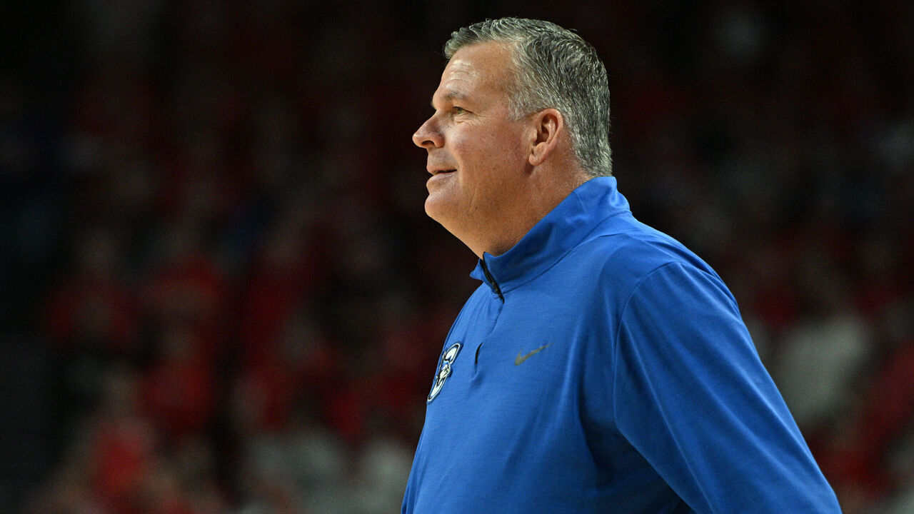 LINCOLN, NEBRASKA - DECEMBER 3: Head coach Greg McDermott of the Creighton Bluejays watches action against the Nebraska Cornhuskers in the first half at Pinnacle Bank Arena on December 3, 2023 in Lincoln, Nebraska.