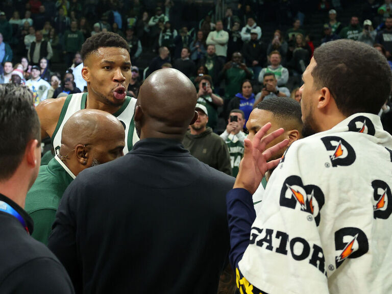 Giannis drops career-high 64 points, gets heated trying to retrieve game  ball