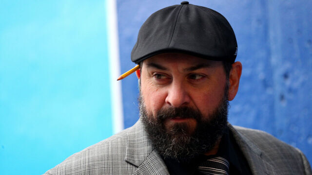 ORCHARD PARK, NEW YORK - JANUARY 08: Senior Football Advisor and Offensive Line Coach Matt Patricia of the New England Patriots walks to the stadium prior to a game against the Buffalo Bills at Highmark Stadium on January 08, 2023 in Orchard Park, New York.