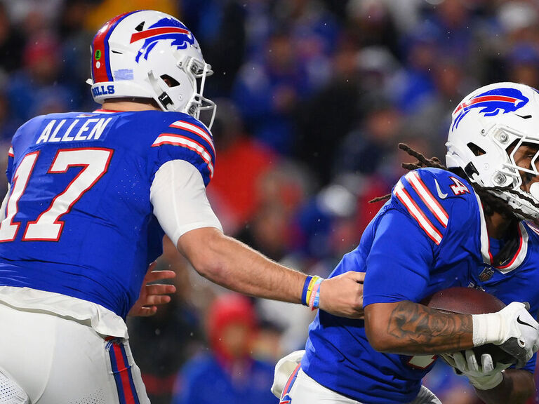 Allen, Cook lead Bills to blowout win over Cowboys in heavyweight clash ...