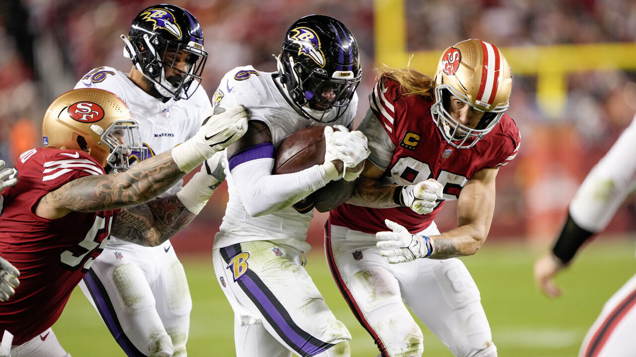 Ravens capitalize on 4 Purdy picks, drop 49ers | theScore