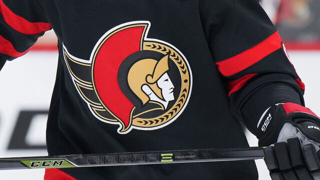OTTAWA, CANADA - DECEMBER 29: Vladimir Tarasenko #91 of the Ottawa Senators warms up prior to a game against the New Jersey Devils at Canadian Tire Centre on December 29, 2023 in Ottawa, Ontario, Canada.