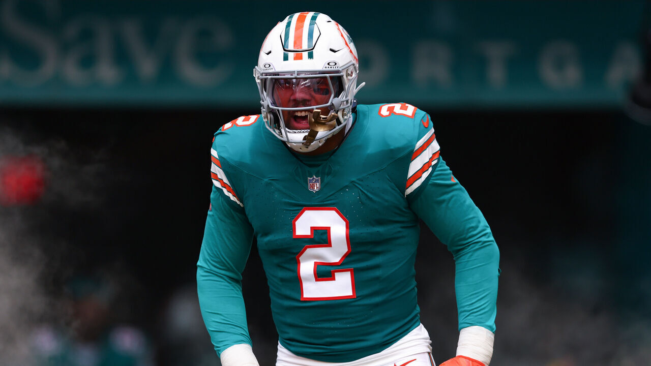 MIAMI GARDENS, FLORIDA - DECEMBER 24: Bradley Chubb #2 of the Miami Dolphins takes the field prior to a game against the Dallas Cowboys at Hard Rock Stadium on December 24, 2023 in Miami Gardens, Florida.