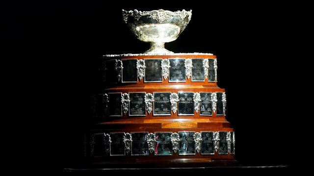 A general view of the Davis Cup during the 2023 Davis Cup quarter-final match at the Palacio de Deportes Jose Maria Martin Carpena in Malaga, Spain. Picture date: Thursday November 23, 2023.