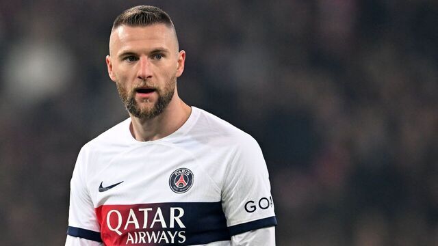 LILLE - Milan Skriniar of Paris Saint-Germain during the French Ligue 1 match between Lille OSC and Paris Saint-Germain at Pierre-Mauroy Stadium on December 17, 2023 in Lille, France. ANP | Hollandse Hoogte | Gerrit van Keulen