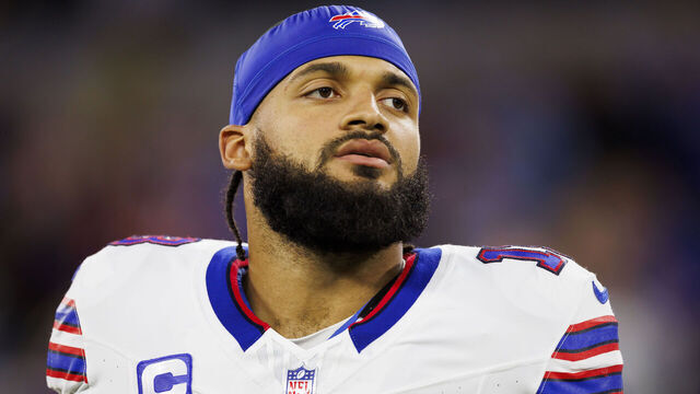 INGLEWOOD, CA - DECEMBER 23: Gabe Davis #13 of the Buffalo Bills looks on from the sideline before an NFL football game against the Los Angeles Chargers at SoFi Stadium on December 23, 2023 in Inglewood, California.