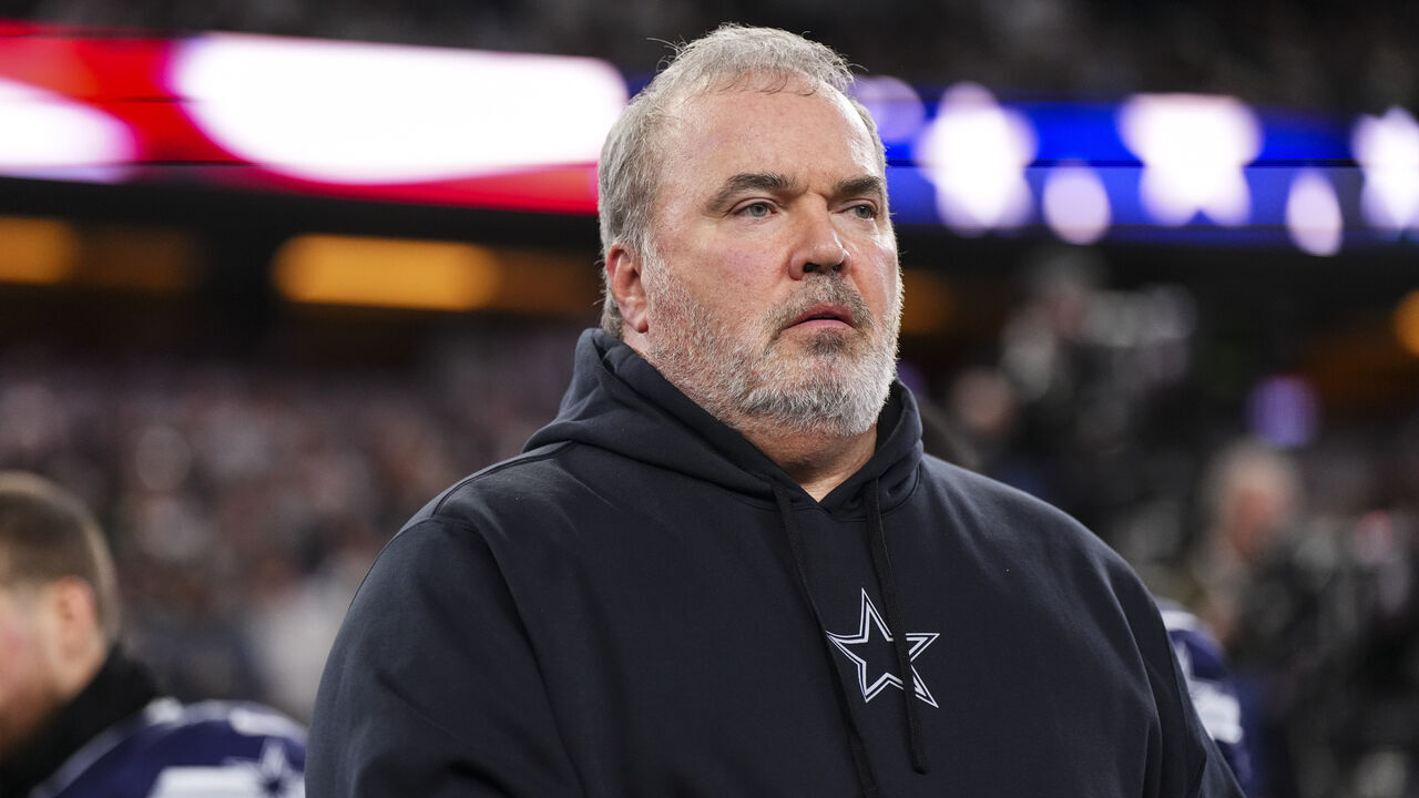ARLINGTON, TX - DECEMBER 30: Dallas Cowboys head coach Mike McCarthy looks on from the sideline prior to an NFL football game against the Detroit Lions at AT&T Stadium on December 30, 2023 in Arlington, Texas.